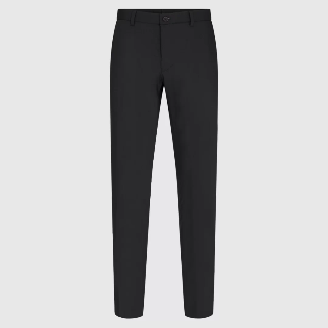 mens washable wool black dress pant
