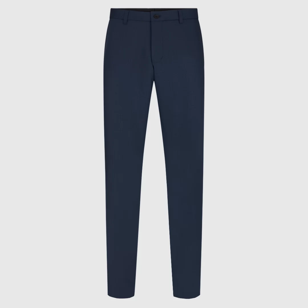 mens wool blue dress pant