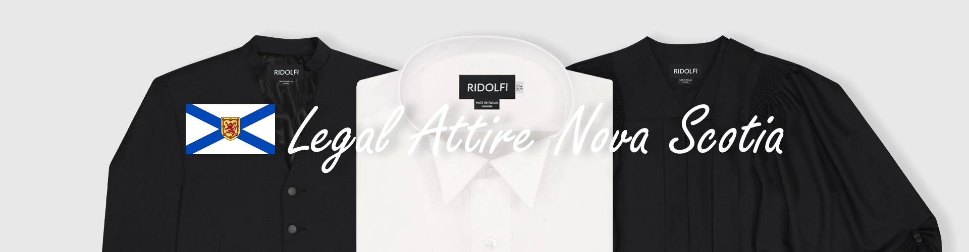 Legal attire Nova Scotia, Barrister robe, Barrister waistcoat, Barrister court shirt