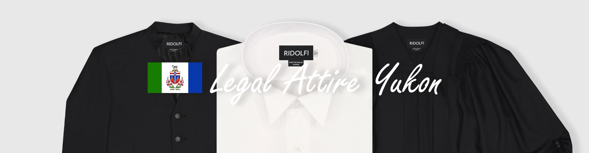 Legal attire Yukon, Barrister robe, Barrister waistcoat, Barrister court shirt